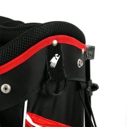 Affinity ZLS Stand Golf Bag Black/Red -Boutique Golf Store a08824 feature glove hangtag