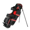 Affinity ZLS Stand Golf Bag Black/Red 2 Affinity ZLS Stand Golf Bag Black/Red -Boutique Golf Store a08824 view1