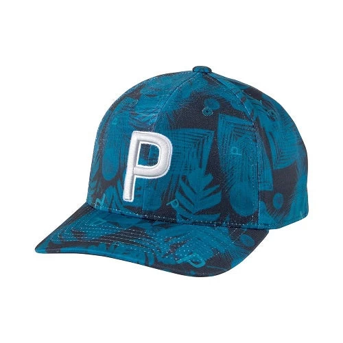 Puma Beach Print P Snapback Golf Hat 3 Puma Beach Print P Snapback Golf Hat