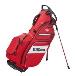 Wilson Staff EXO II Stand Carry Golf Bag -Boutique Golf Store d12939976bba64dfdabad4d86f9c3d6214cf0d11 WGB6600RD 0 WS EXO II CARRY RD v2 INLINE