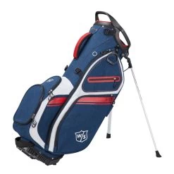 Wilson Staff EXO II Stand Carry Golf Bag -Boutique Golf Store d43e5746ea130afbe56b432f375753c0bd81167b WGB6600NA 0 WS EXO II CARRY NA WH RD v2 INLINE