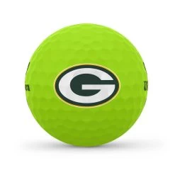 Wilson Staff Duo Optix NFL Team Licensed Golf Balls - Matte Green -Boutique Golf Store ec9b39098577dce7c8876efec2f7ee653a302de9 WGWP504GB 4 DUO Optix 12BALL NFL GreenBay Ball GR