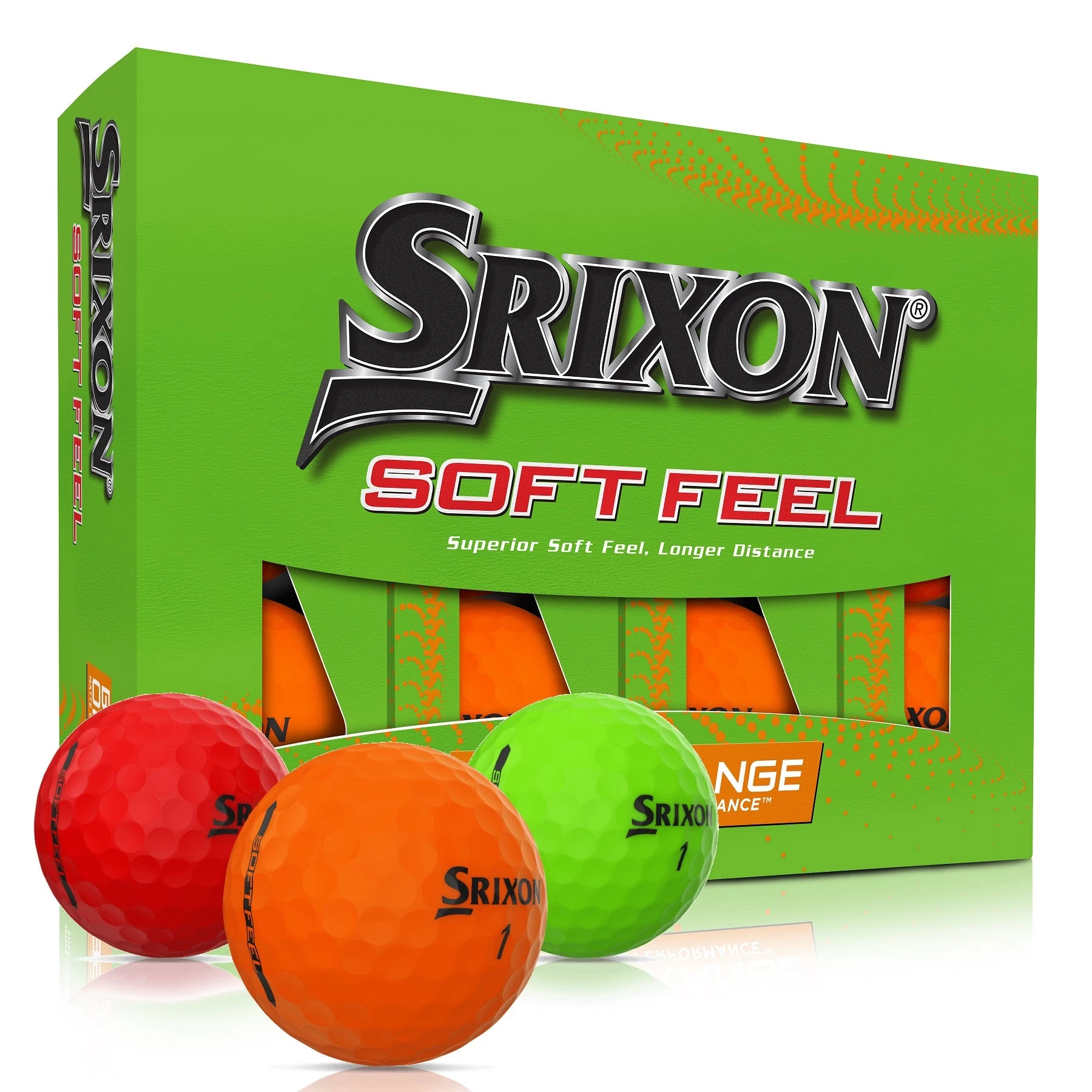 Srixon Soft Feel Brite Matte Color Golf Balls 2 Srixon Soft Feel Brite Matte Color Golf Balls