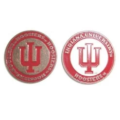 NCAA Double Sided Collegiate Golf Ball Marker Coins -Boutique Golf Store indiana