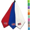 Joseph Elliott USA Embroidered Flag 18" X 18" Micro Fiber Towels -Boutique Golf Store je0 7d5e82bb bf98 464d 970d 4ba4cab899d1