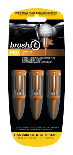 Brush-t Golf Original Brush Tees -Boutique Golf Store orange