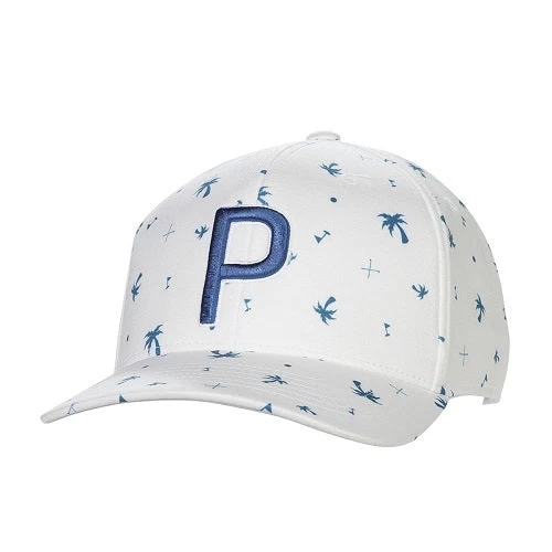 Puma Palms Pattern Snapback Golf Cap 3 Puma Palms Pattern Snapback Golf Cap