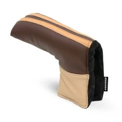 Sahara Retro Vintage Blade Putter Headcovers 14 Sahara Retro Vintage Blade Putter Headcovers -Boutique Golf Store retro putter hc brown tan