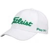 Titleist Golf Tour Elite Fitted Hat - White/Kelly Green -Boutique Golf Store titleist tourelite white kelly 2