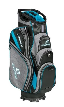Tour Edge Exotics Xtreme 4 Cart Bags -Boutique Golf Store xtremeblueplaidblack